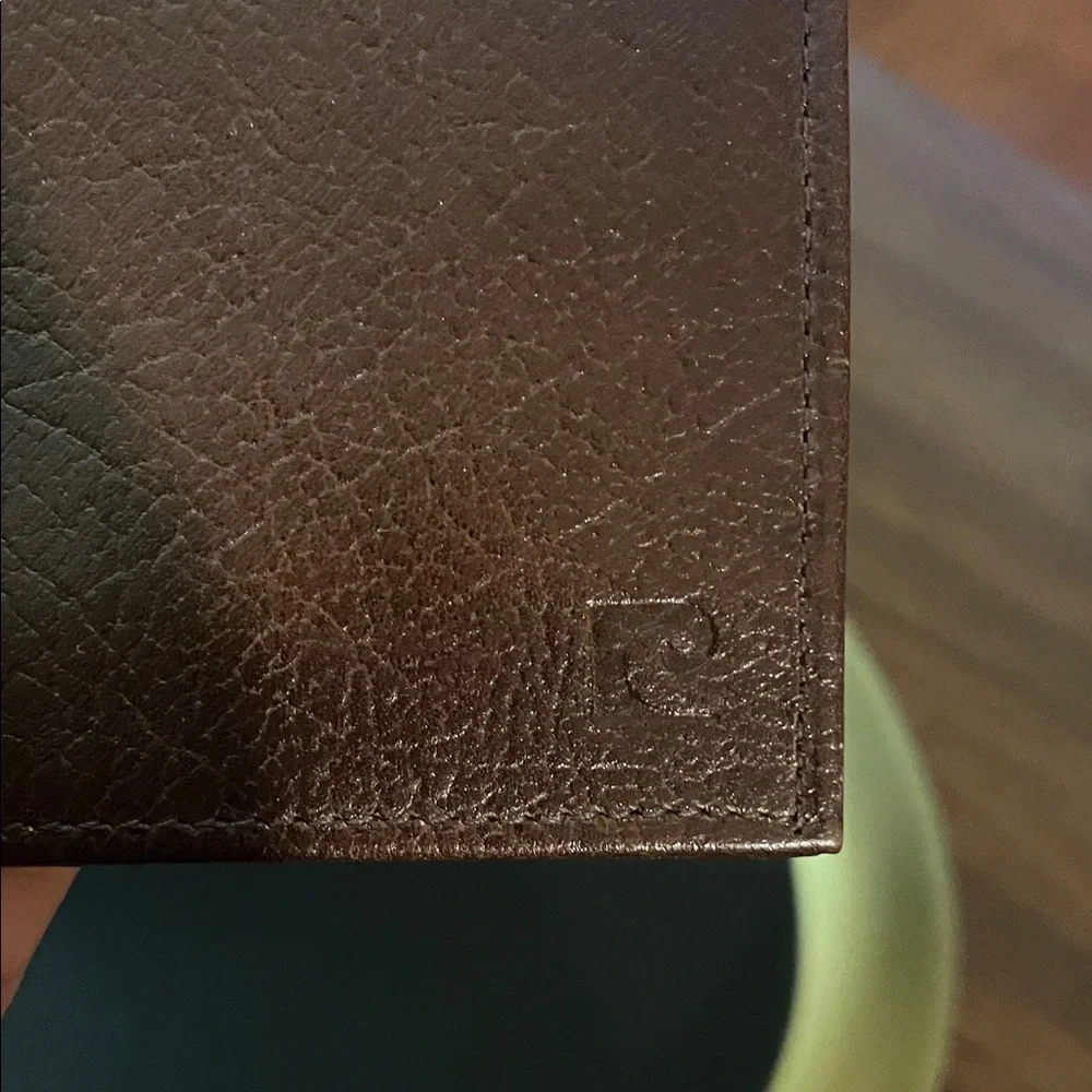Pierre Cardin Royan Cowhide Brown Money Clip Wallet